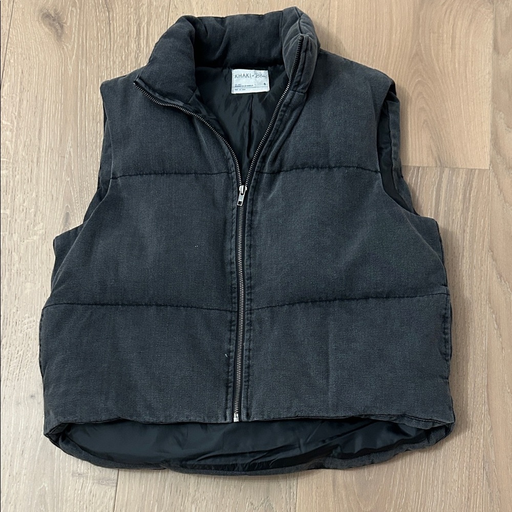 Black Puffer Vest